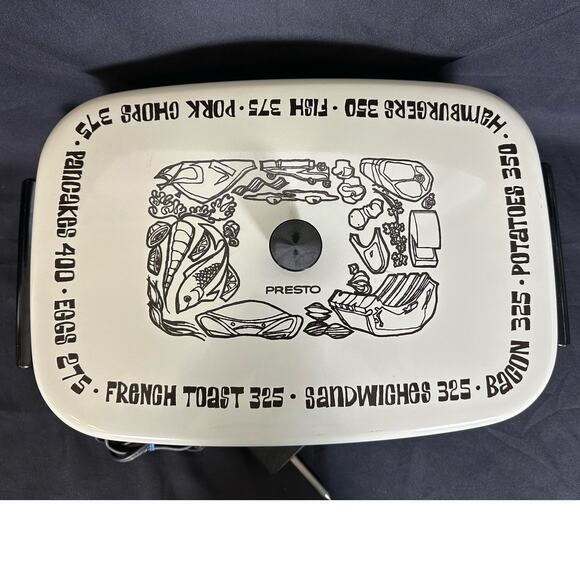 Presto Mid-century Style High Dome Electric Skillet 15”x 11” - Picture 2 of 8